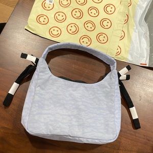 BAGGU x Sandy Liang powder blue bow bag